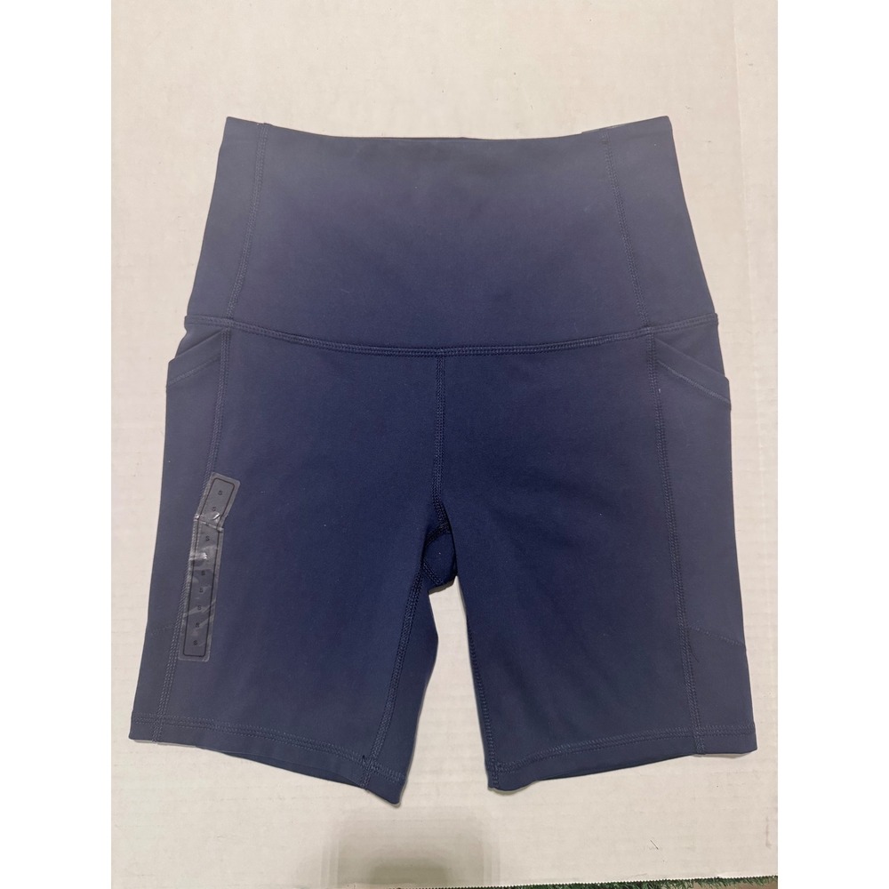 DSG Momentum Ultra High Rise 7" Inseam Bike Shorts Navy Blue Womens Small NWT